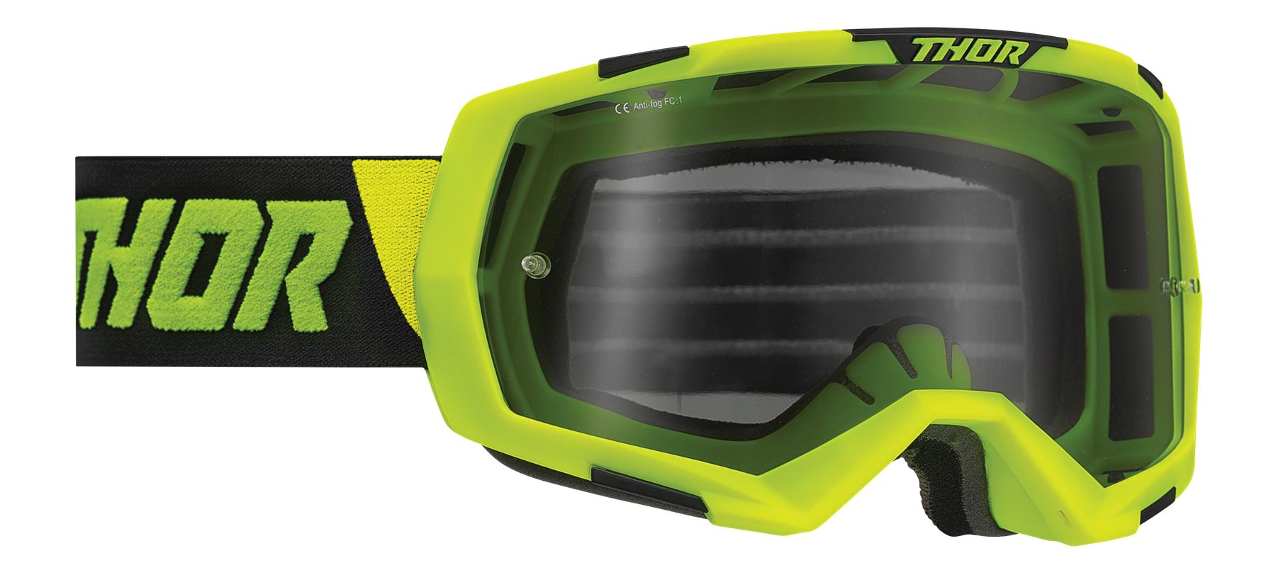 Thor 2025 Goggles Regiment Lime Black